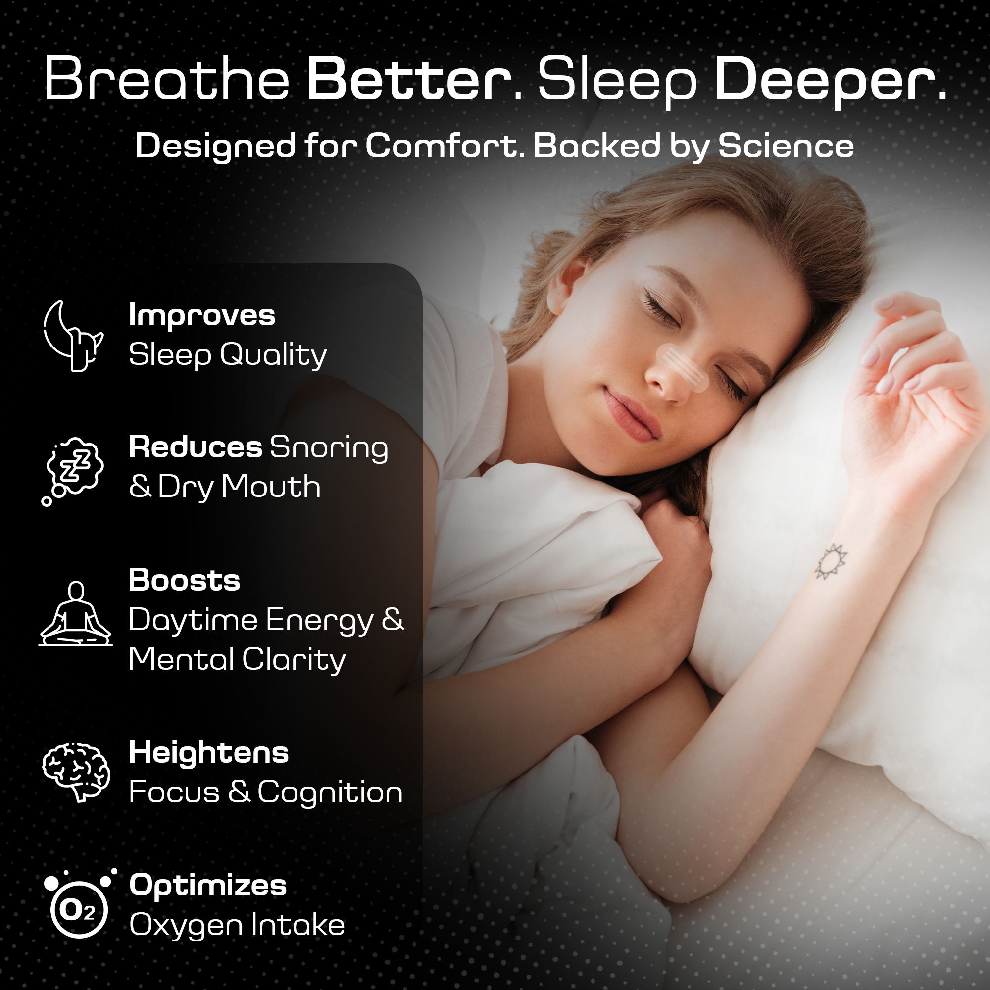 Sleep Nasal Strips (60D Supply)