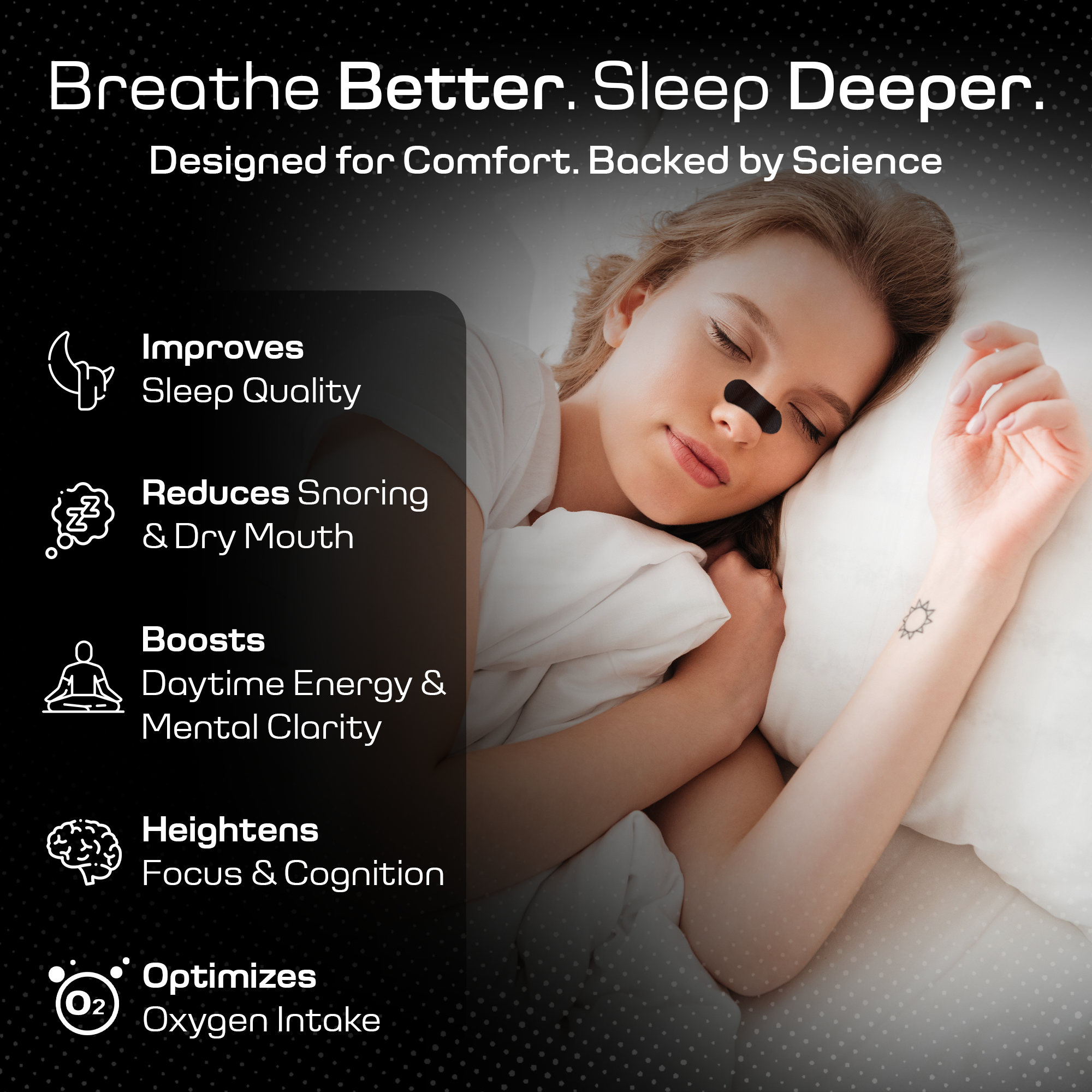 Sleep Nasal Strips (60D Supply)
