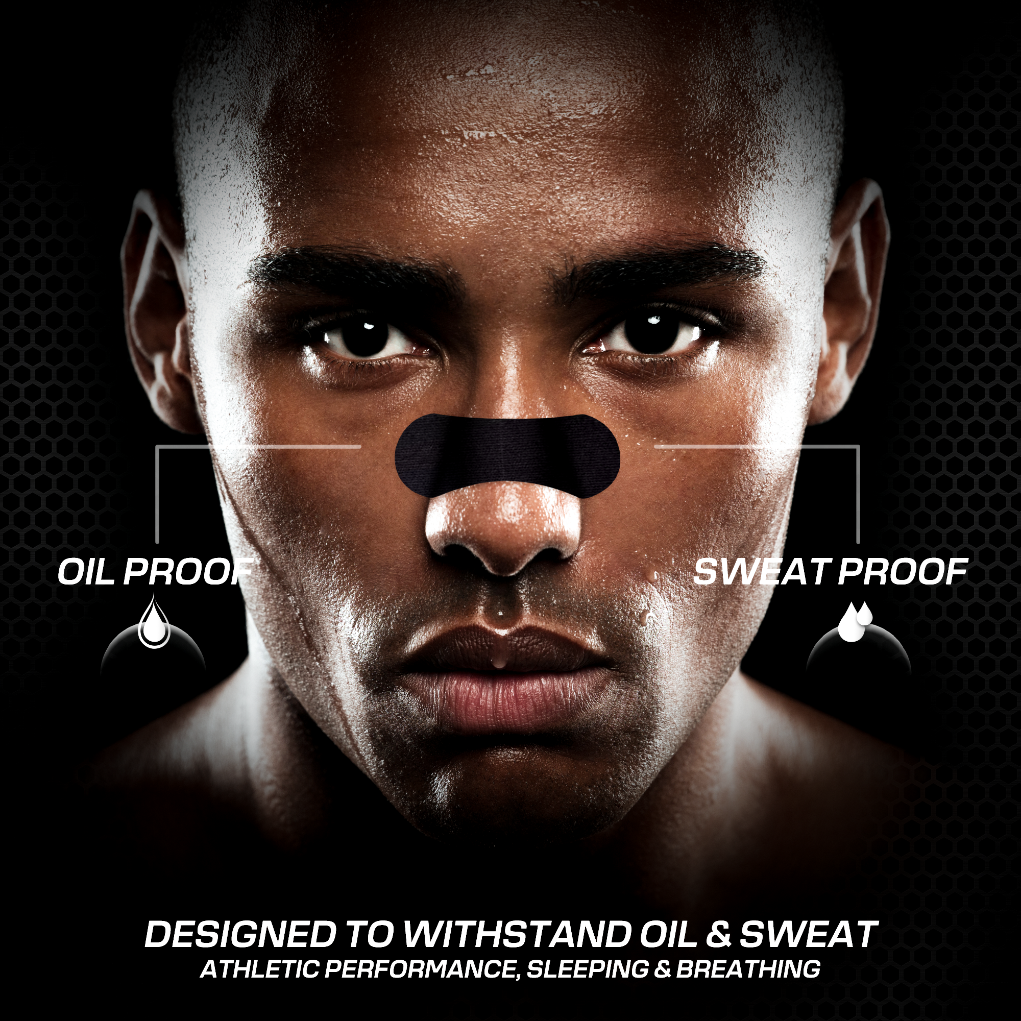 Performance Nasal Strips - Black (60D Supply)