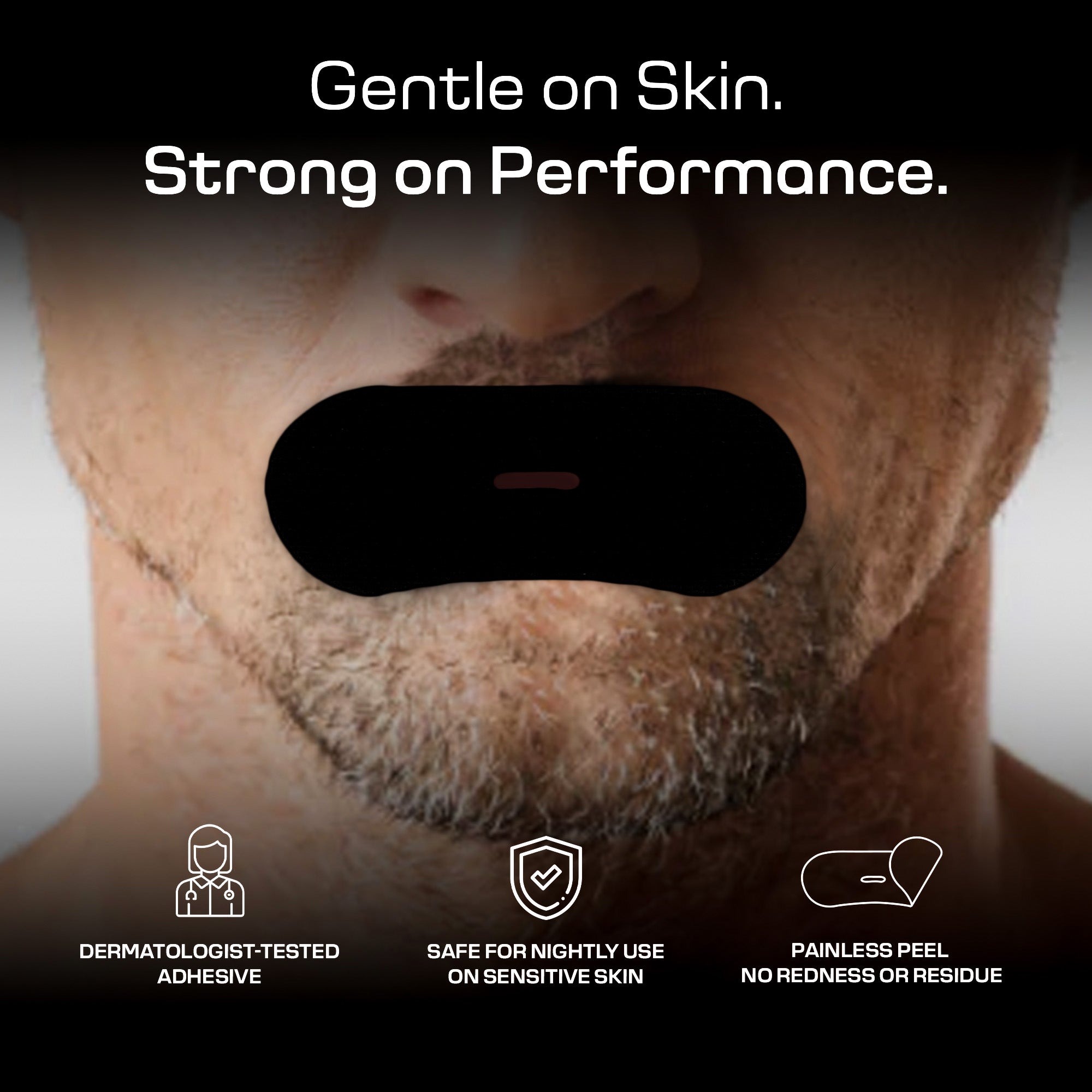 Vented Mouth Tape Strips (60 Pack)