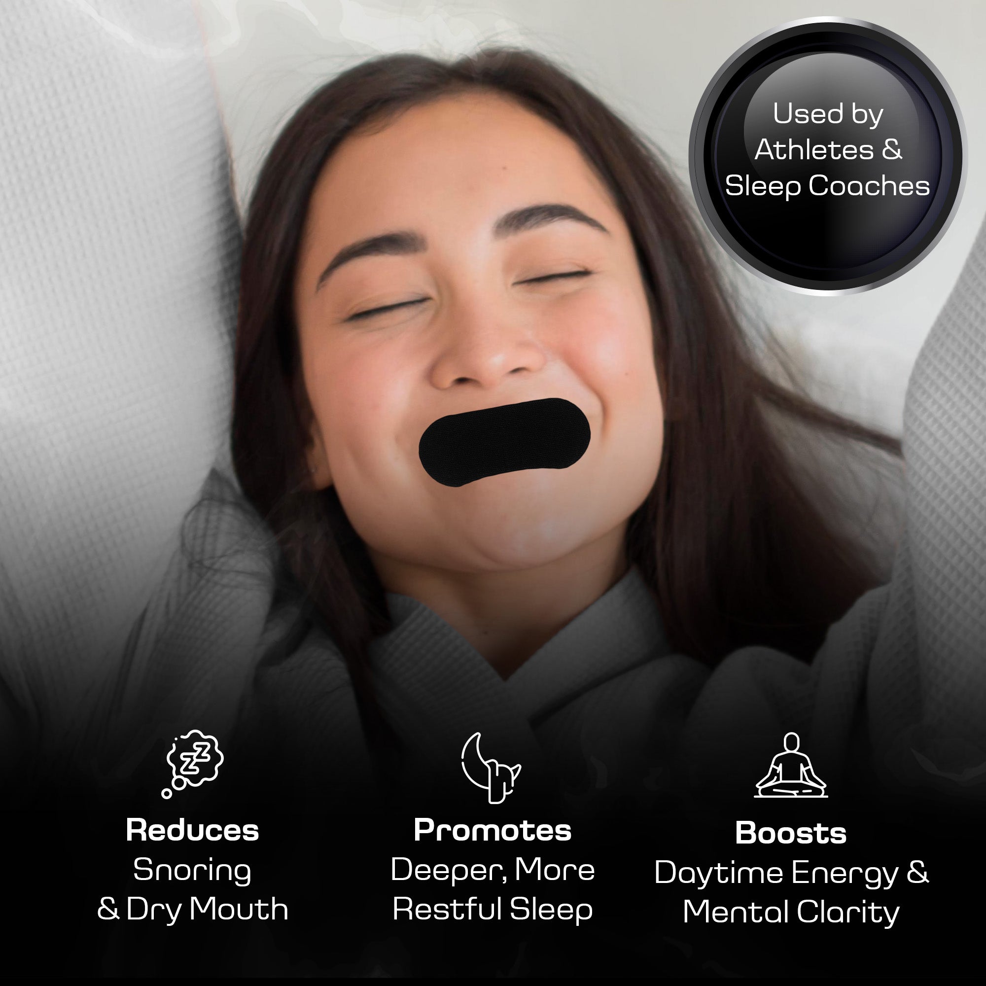 Mouth Tape Strips (60 Pack)