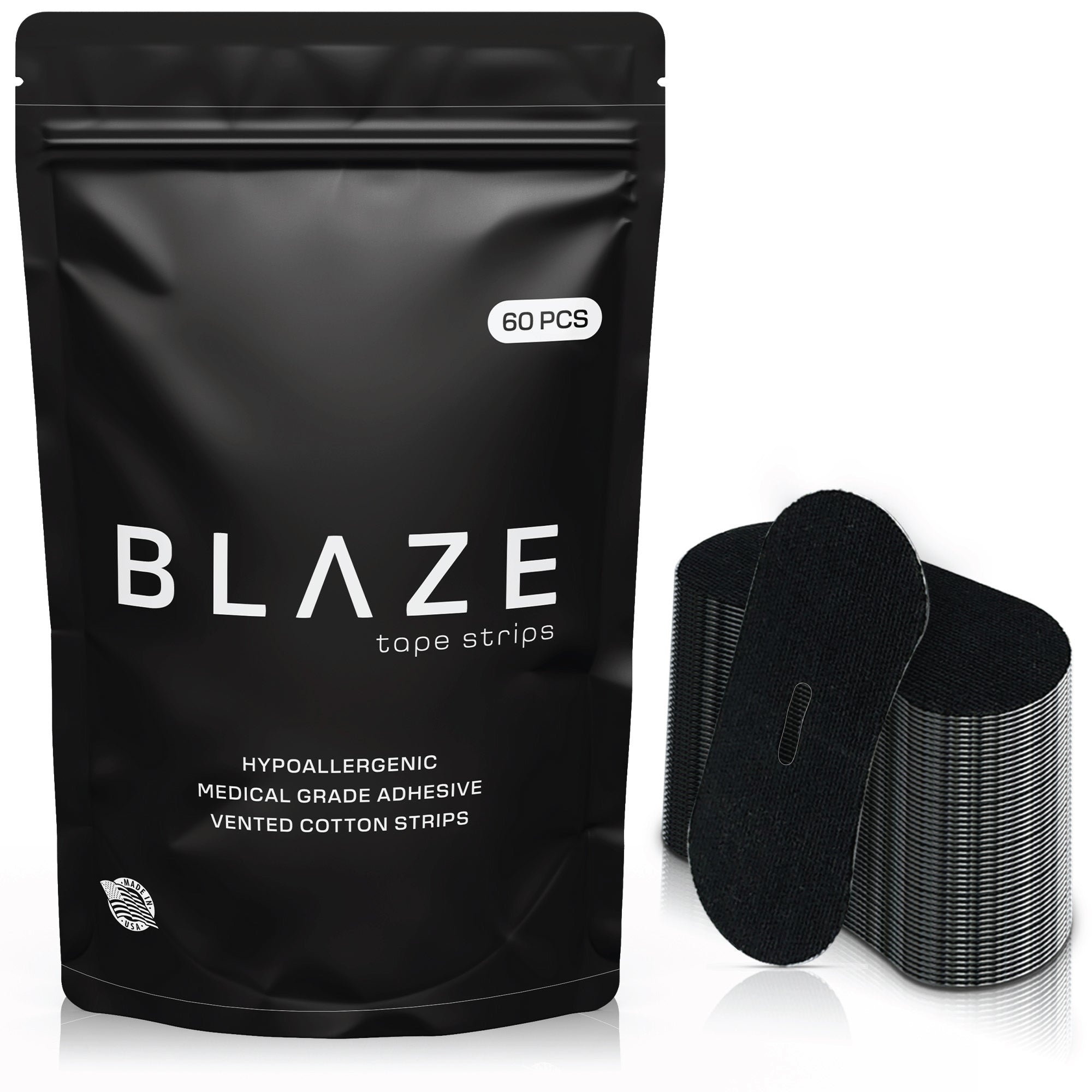 Vented Mouth Tape Strips (60 Pack)