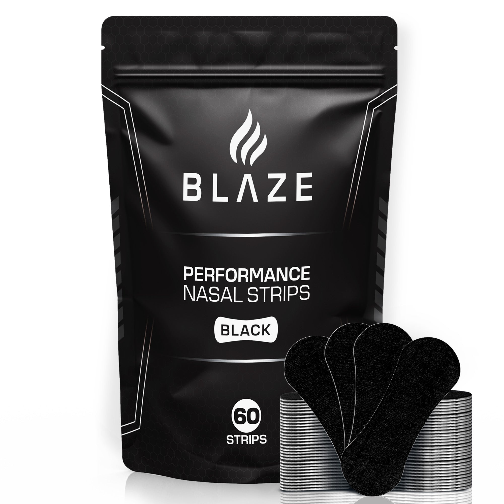 Performance Nasal Strips - Black (60D Supply)